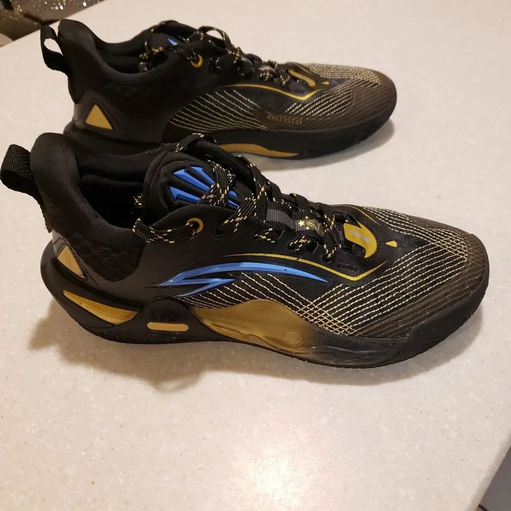ANTA KAI 1 Speed North Star Anta Black & Gold SIZE 8